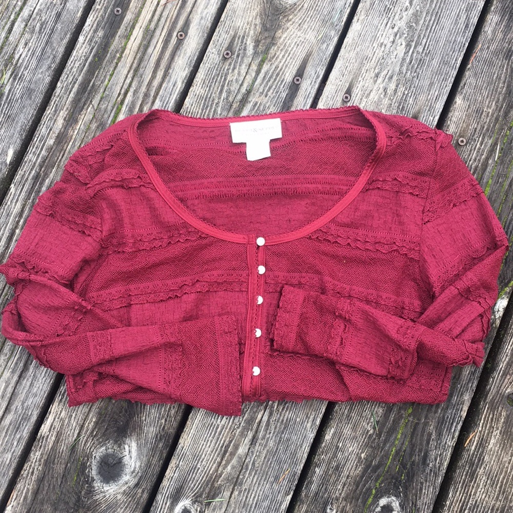 Denim & Supply Lace Henley